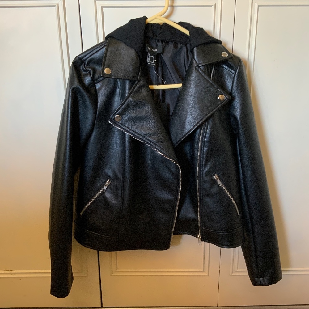 Black Pleather Jacket